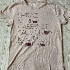 J.Crew wine t shirt